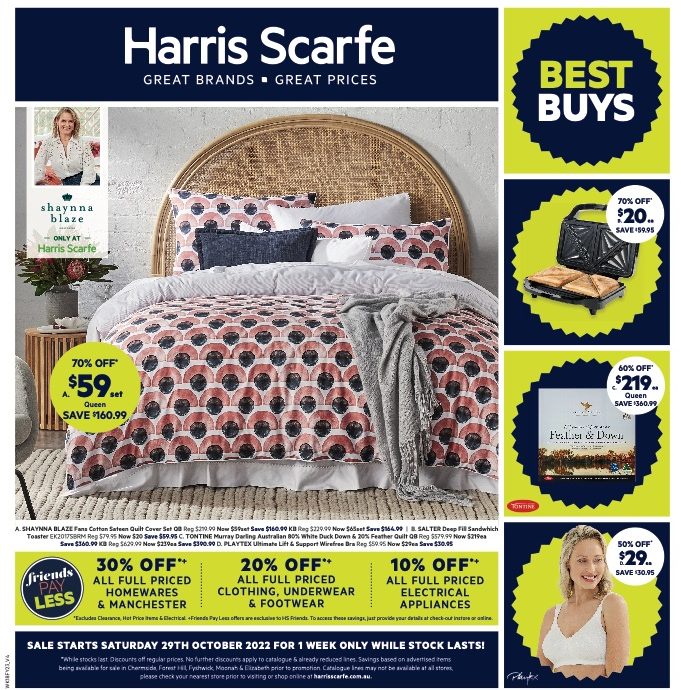 Harris Scarfe Catalogue 29 Oct 4 Nov 2022 Catalogue AU